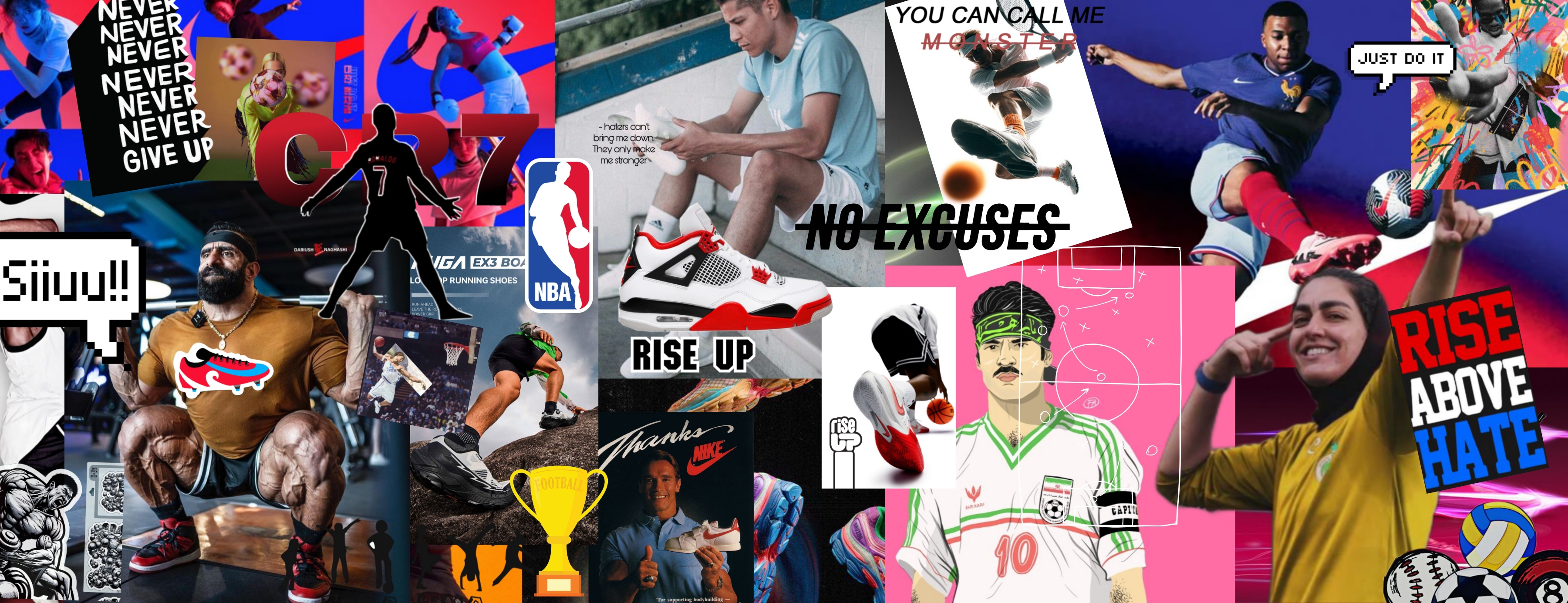 بنر کفش ورزشی